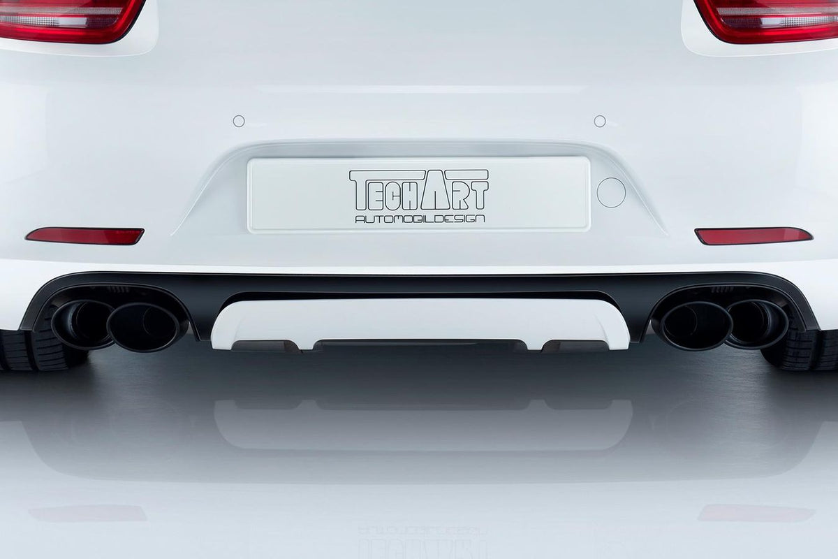 TECHART Rear Diffuser for Porsche 911 991.1 — rear view 1
