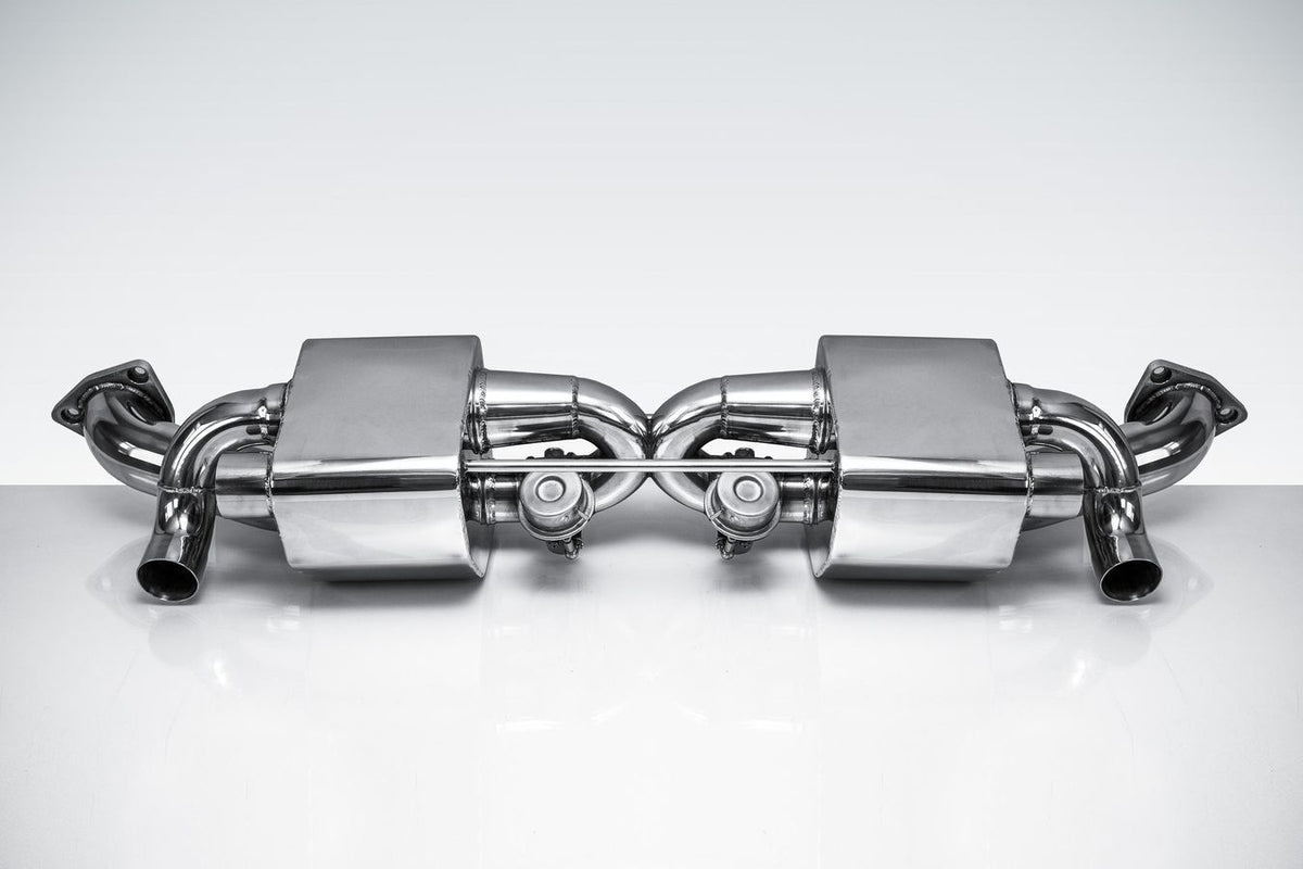 TECHART Sport Exhaust with Chrome Tailpipes for Porsche 911 991.1 — 1