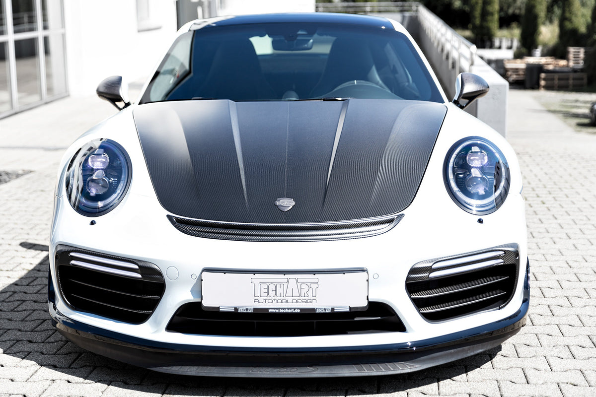 TECHART Carbon Aero Hood for Porsche 911 991.1 — 6