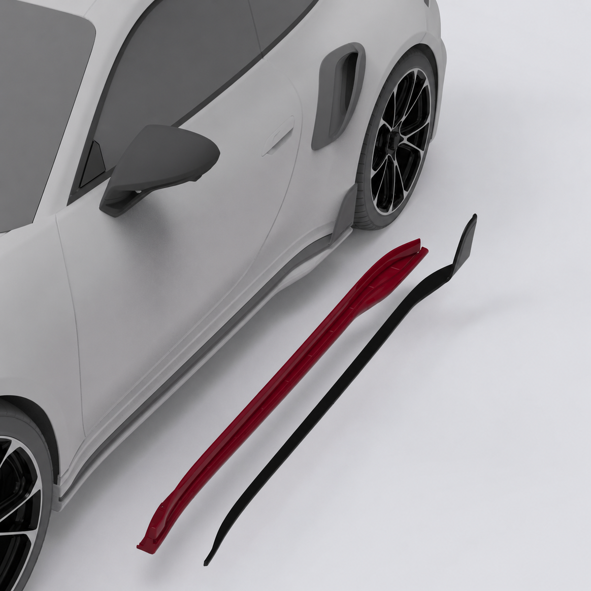 TECHART Side Skirts for Porsche 911 992.2 Turbo S