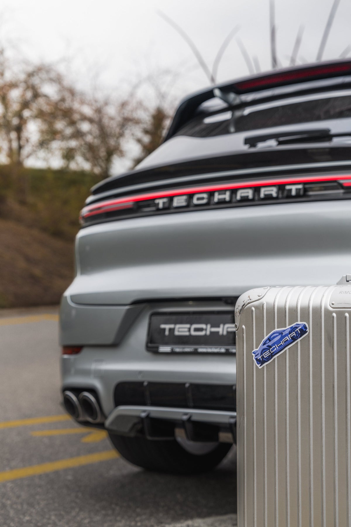 TECHART Rear Lettering for Porsche Cayenne E3.1 / E3.2