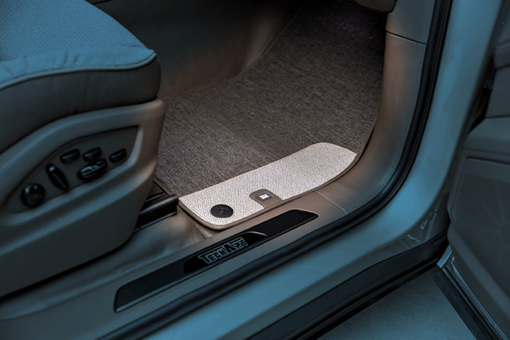 TECHART Cayenne floor mat — installed custom interior example