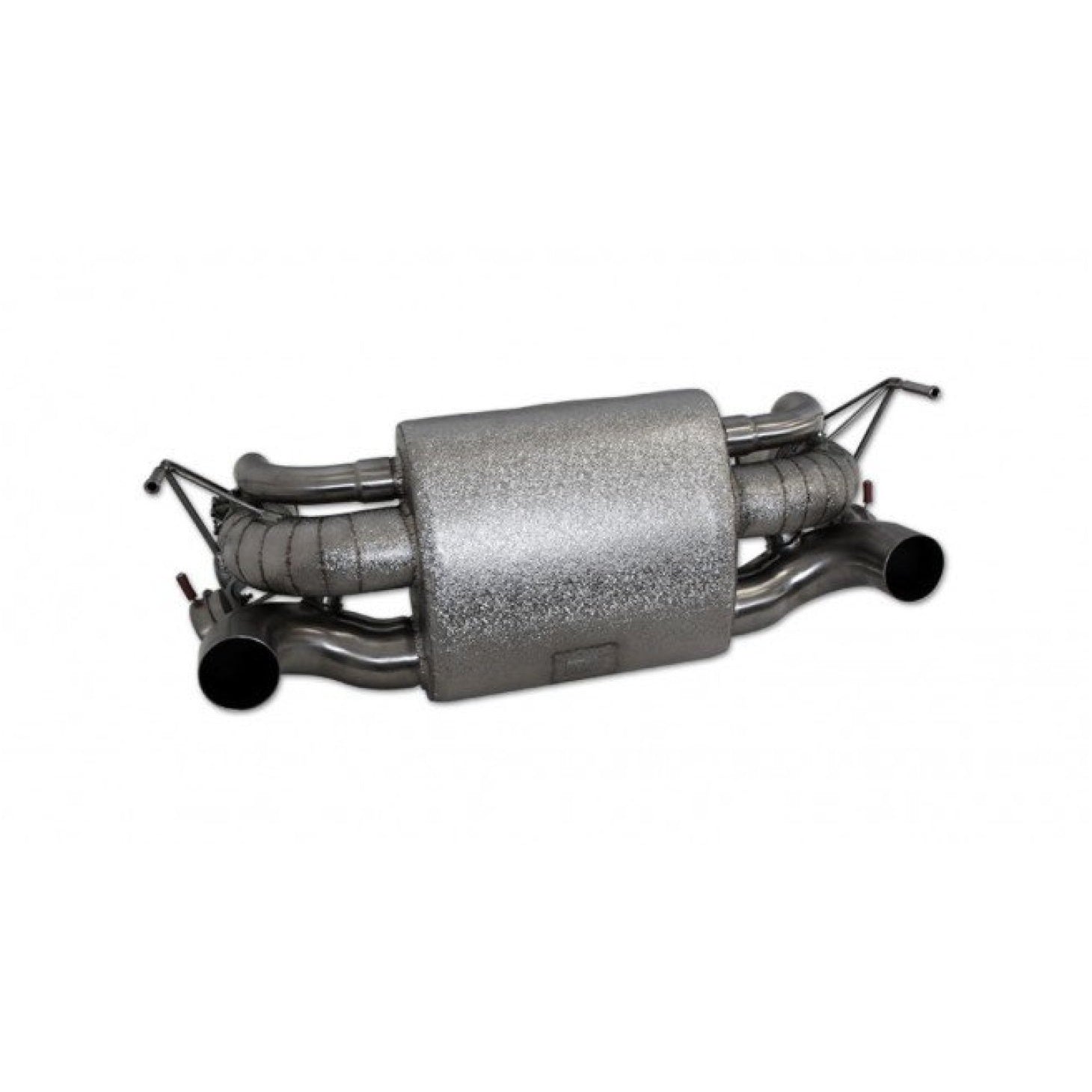POWER OPTIMIZED EXHAUST SYSTEM WITH FLAP-REGULATION, COMPLETE HEAT-PROTECTED - part cutout