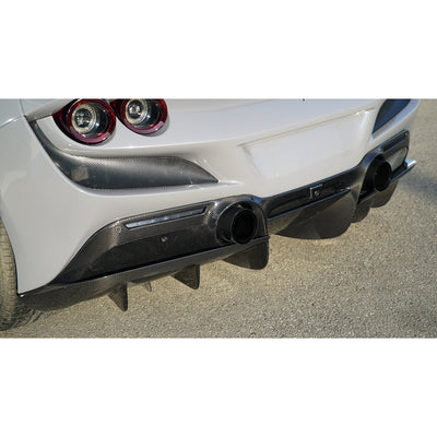 COVER FOR REAR DIFFUSOR AIR-OPENING - installed view