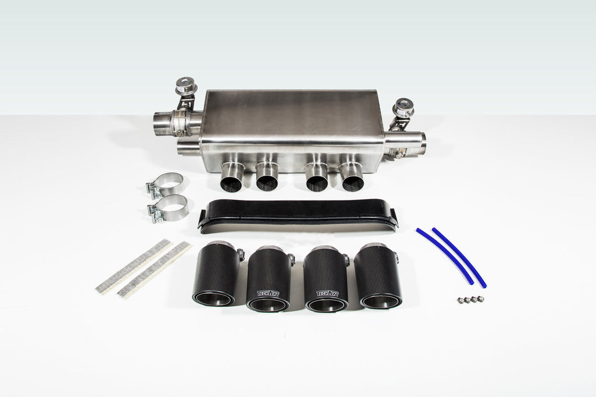 TECHART Exhaust System with Centered Outlet for Porsche 911 991.2 Carrera S / Carrera 4S product image