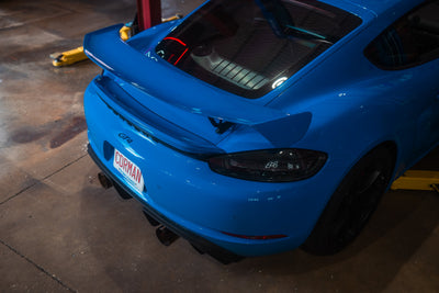 Valvetronic Designs - Valvetronic Valved Sport Exhaust System for Porsche 718 GT4 / GTS/ Boxster Spyder - POR.718.GT4.VSES.TI
