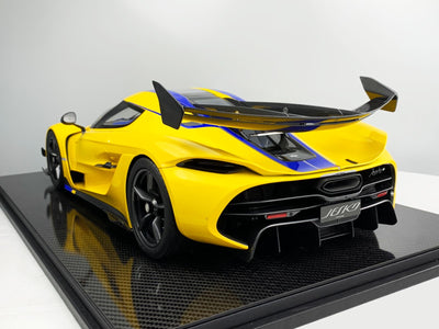Koenigsegg Jesko 1/8 - Swedish Flag Yellow