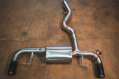 Valvetronic Designs - BMW G20/G22 330i/430i Valved Axleback Exhaust System - BMW.G20.330i.AXL.BR.BRSH, BMW.G20.330i.AXL.BR.BRT, BMW.G20.330i.AXL.BR.BLK, BMW.G20.330i.AXL.BR.FC, BMW.G20.330i.AXL.BR.RC