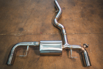 Valvetronic Designs - BMW G20/G22 330i/430i Valved Axleback Exhaust System - BMW.G20.330i.AXL.BR.BRSH, BMW.G20.330i.AXL.BR.BRT, BMW.G20.330i.AXL.BR.BLK, BMW.G20.330i.AXL.BR.FC, BMW.G20.330i.AXL.BR.RC