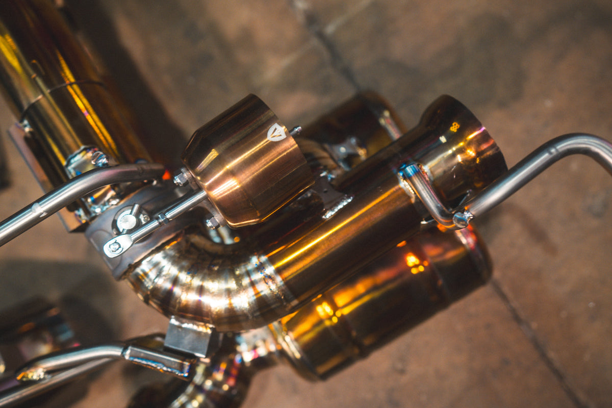 Valvetronic Designs - Ferrari 458 Speciale Valved Sport Exhaust System - FER.458S.VSES.TI, FER.458S.VSES.2CC.TI, FER.458S.VSES.2CCH.TI