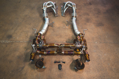 Valvetronic Designs - Ferrari 458 Speciale Valved Sport Exhaust System - FER.458S.VSES.TI, FER.458S.VSES.2CC.TI, FER.458S.VSES.2CCH.TI