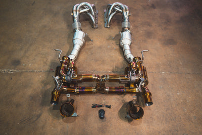 Valvetronic Designs - Ferrari 458 Speciale Valved Sport Exhaust System - FER.458S.VSES.TI, FER.458S.VSES.2CC.TI, FER.458S.VSES.2CCH.TI