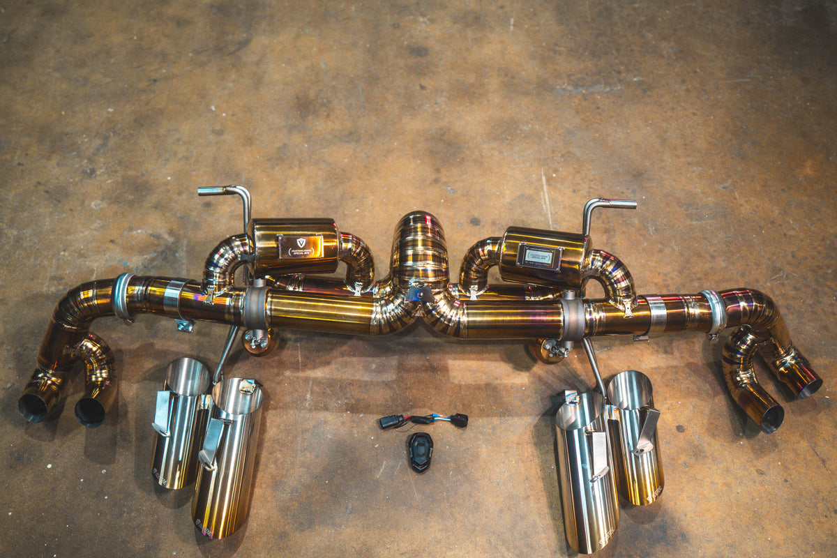 Valvetronic Designs - Lamborghini Huracan True F1 / Valved Exhaust System (LP580/610) - LAM.HUR.F1.BR, LAM.HUR.F1.TI, LAM.HUR.VSES.TI
