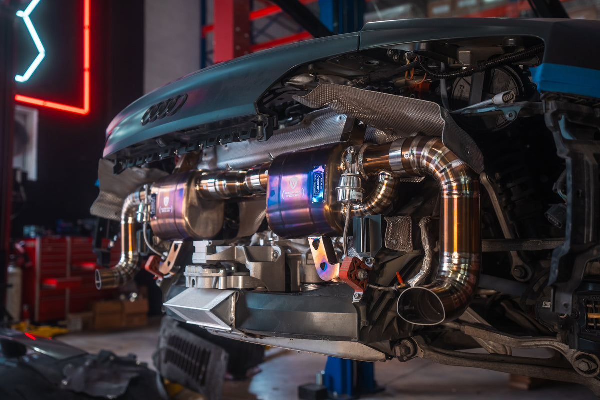 Valvetronic Designs - Audi R8 Valved Exhaust System - AUD.R8.V10.GEN2.VSES.TI, AUD.R8.V10.GEN1.VSES.TI, AUD.R8.V8.GEN1.VSES.TI
