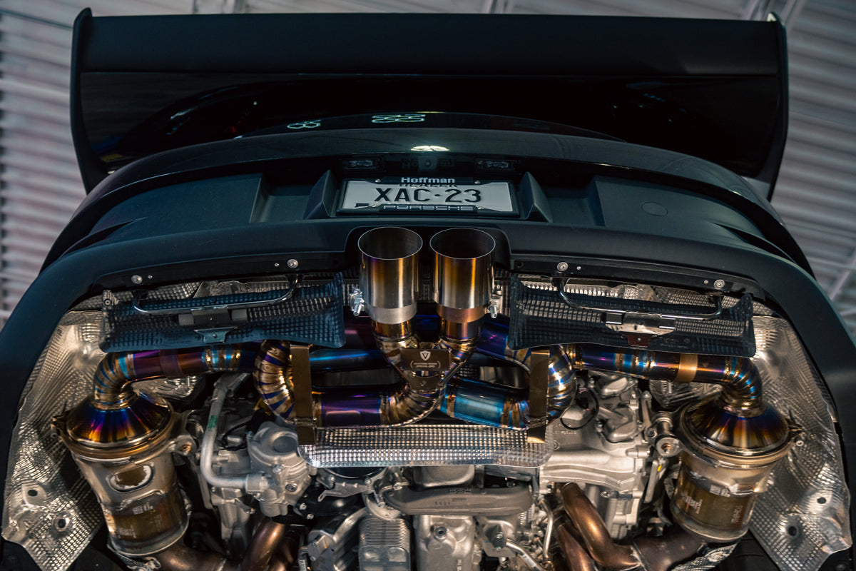 Valvetronic Designs - Valvetronic Valved Sport Exhaust System for Porsche 992 GT3/RS - POR.992.GT3.VSES.BR, POR.992.GT3.VSES.TI, POR.992.GT3.F1.TI