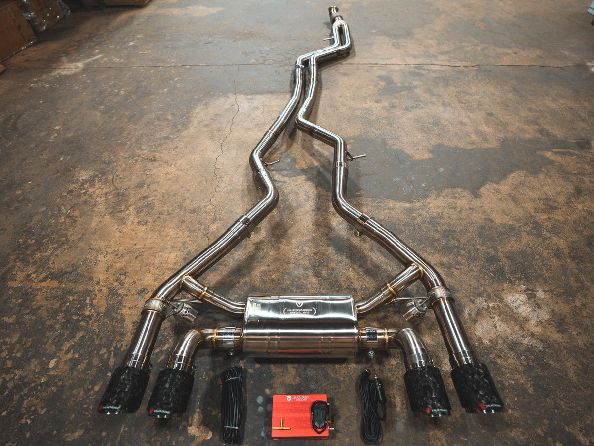 Valvetronic Designs - BMW F87 M2 Valved Sport Exhaust System (N55) - BMW.F87.M2.VSES.BR.BRSH, BMW.F87.M2.VSES.BR.BRT, BMW.F87.M2.VSES.BR.BLK, BMW.F87.M2.VSES.BR.FC, BMW.F87.M2.VSES.BR.RC