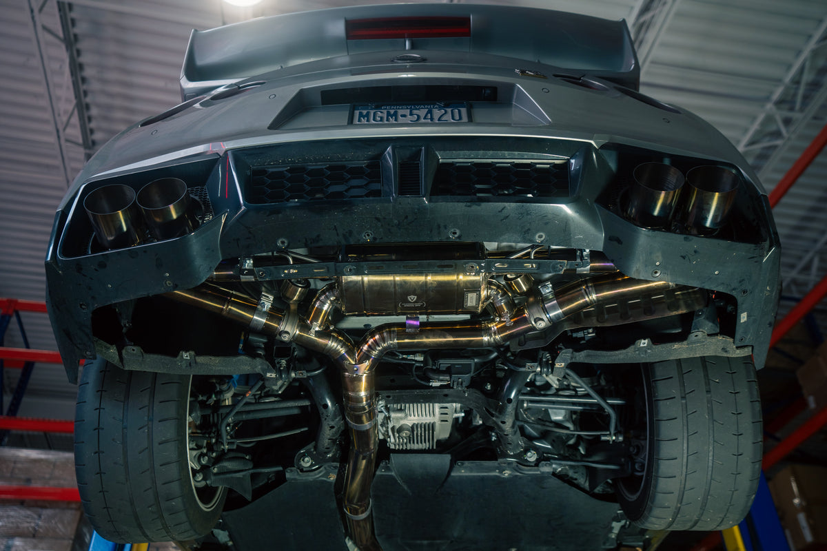 Valvetronic Designs - Nissan GTR R35 Valved Sport Exhaust System - NIS.GTR.R35.VSES.TI.TIBRT
