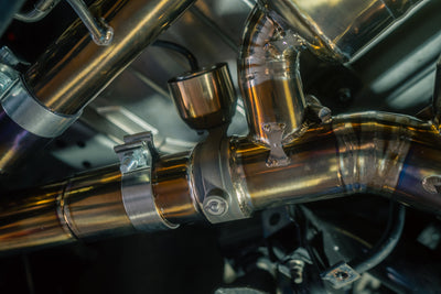 Valvetronic Designs - Nissan GTR R35 Valved Sport Exhaust System - NIS.GTR.R35.VSES.TI.TIBRT