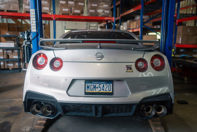 Valvetronic Designs - Nissan GTR R35 Valved Sport Exhaust System - NIS.GTR.R35.VSES.TI.TIBRT