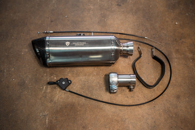 Valvetronic Designs - Valvetronic Motorcycle Valved Muffler - VTD.BIKE.SB.UVM.ANG.38MM, VTD.BIKE.SB.UVM.STR.38MM, VTD.BIKE.SB.UVM.ANG.44MM, VTD.BIKE.SB.UVM.STR.44MM, VTD.BIKE.SB.UVM.ANG.50MM, VTD.BIKE.SB.UVM.STR.50MM