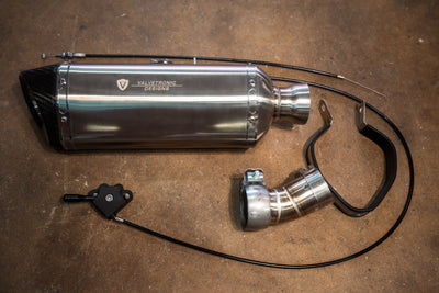 Valvetronic Designs - Valvetronic Motorcycle Valved Muffler - VTD.BIKE.SB.UVM.ANG.38MM, VTD.BIKE.SB.UVM.STR.38MM, VTD.BIKE.SB.UVM.ANG.44MM, VTD.BIKE.SB.UVM.STR.44MM, VTD.BIKE.SB.UVM.ANG.50MM, VTD.BIKE.SB.UVM.STR.50MM