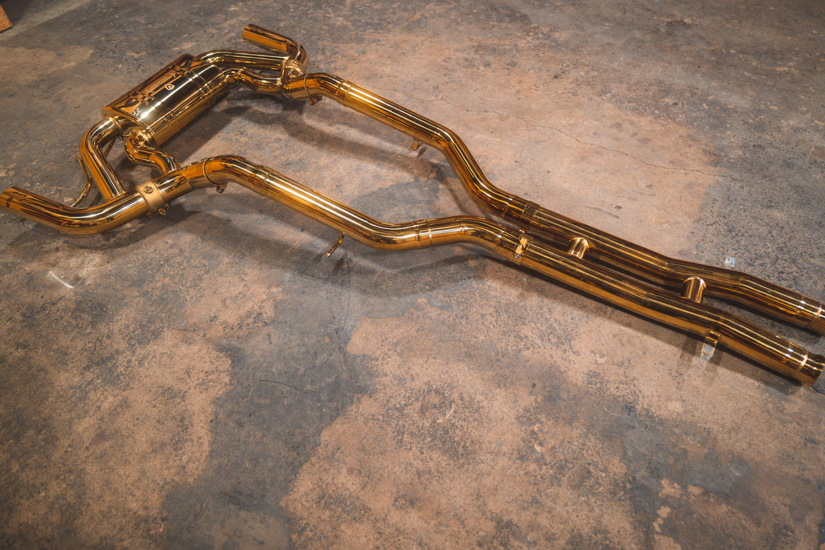 Valvetronic Designs - Mercedes AMG GT Valved Sport Exhaust system - MER.AMGGT.VSES.AG, MER.AMGGT.VSES.TI