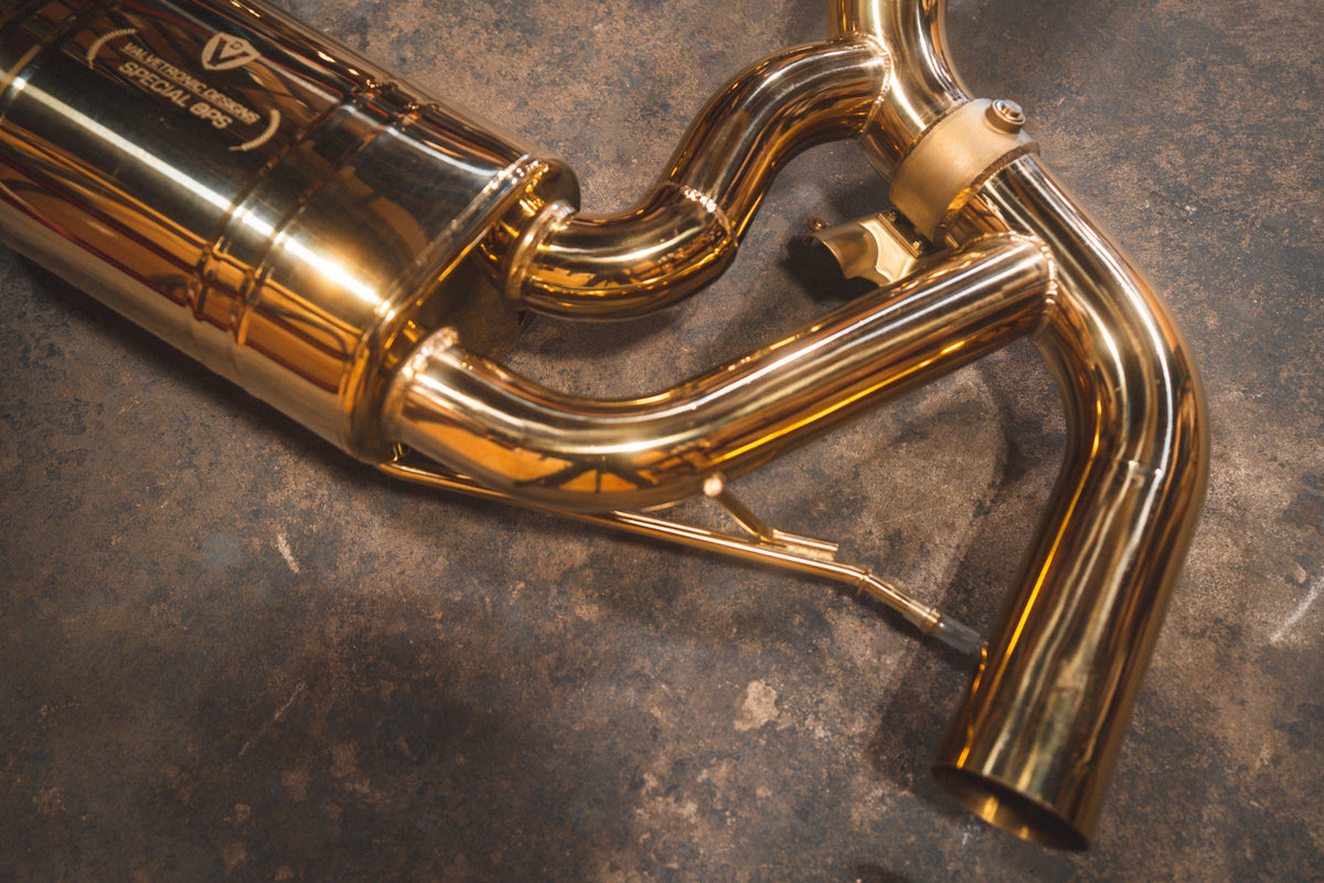 Valvetronic Designs - Mercedes AMG GT Valved Sport Exhaust system - MER.AMGGT.VSES.AG, MER.AMGGT.VSES.TI