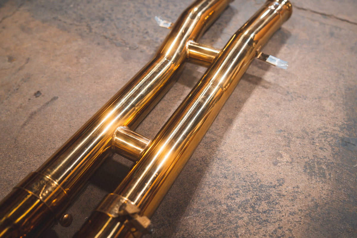 Valvetronic Designs - Mercedes AMG GT Valved Sport Exhaust system - MER.AMGGT.VSES.AG, MER.AMGGT.VSES.TI