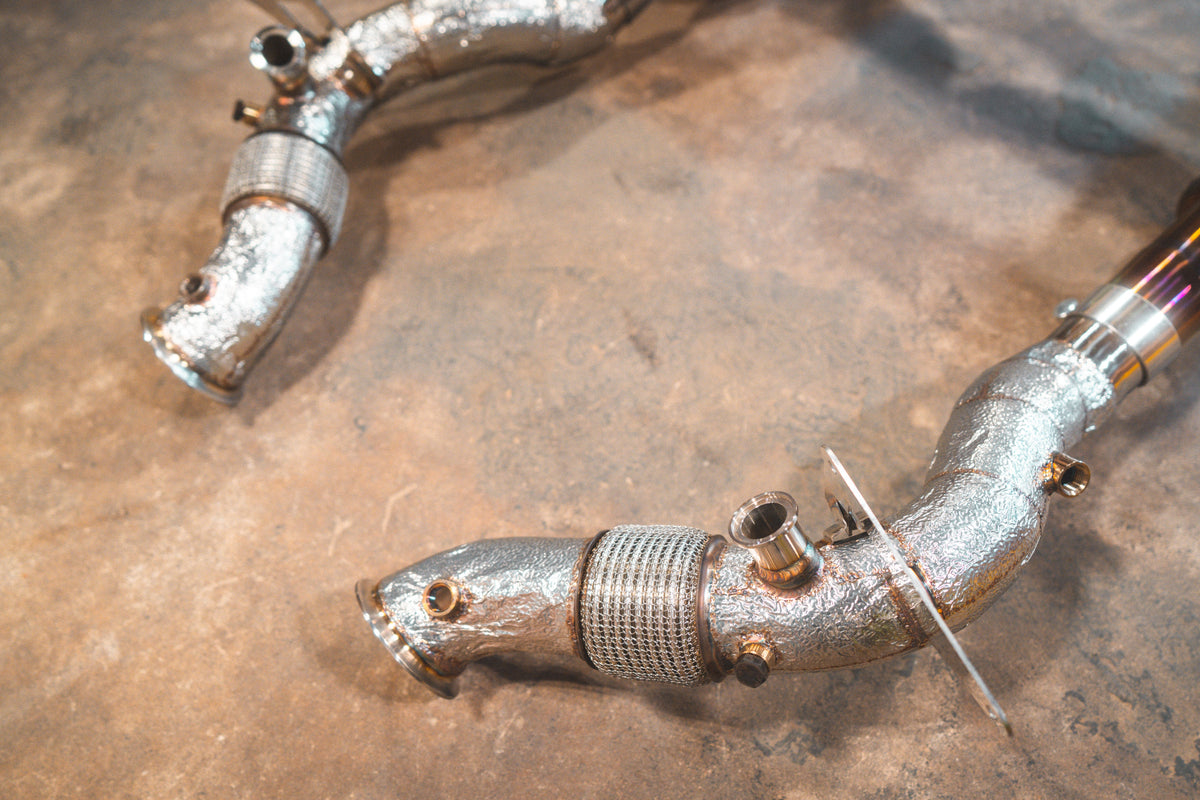 Valvetronic Designs - Ferrari F8 Valved Sport Exhaust System - FER.F8.VSES.TI