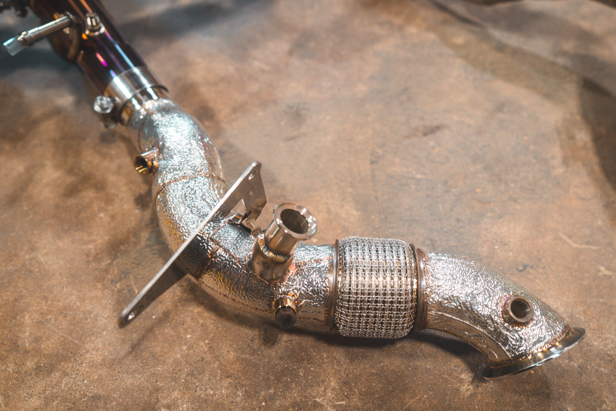 Valvetronic Designs - Ferrari F8 Valved Sport Exhaust System - FER.F8.VSES.TI