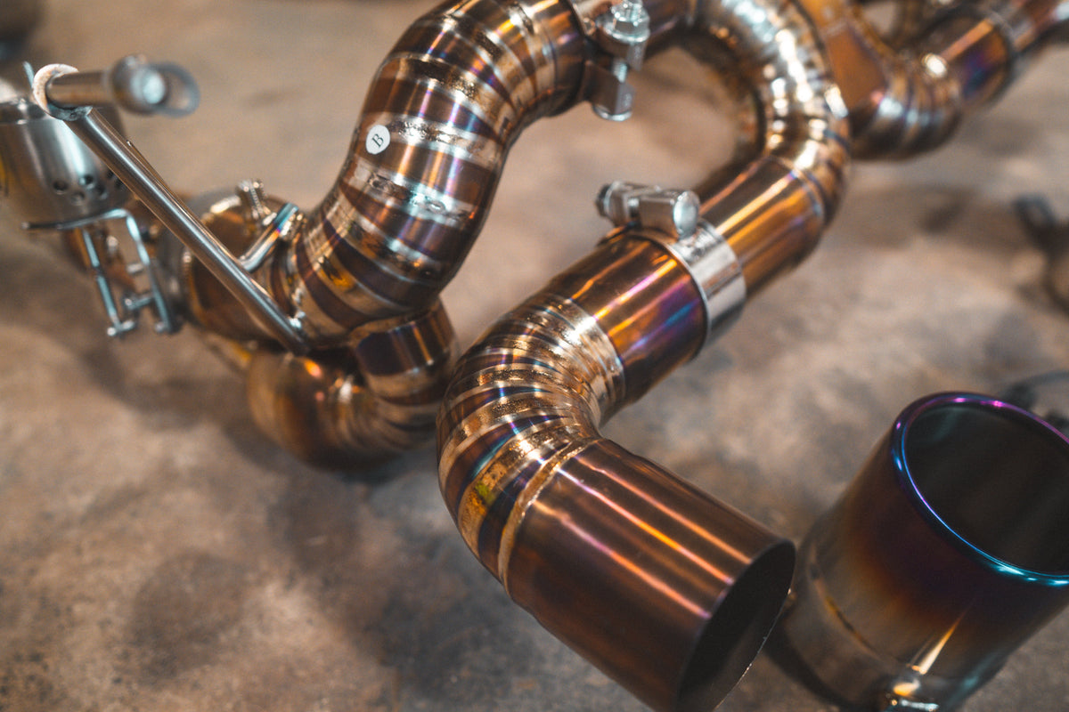 Valvetronic Designs - Ferrari F8 Valved Sport Exhaust System - FER.F8.VSES.TI