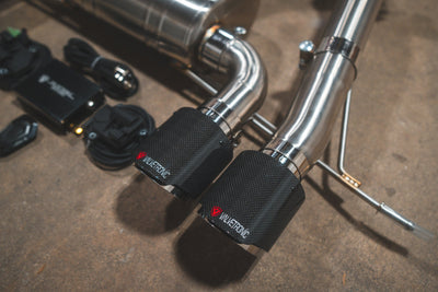 Valvetronic Designs - Valvetronic Designs 4.0 Inch Outlet Exhaust Tips (Exclusive) - VTD.TIP.SLVE.25.40.RC, VTD.TIP.SLVE.30.40.RC, VTD.TIP.SW.25.40.TIBRT, VTD.TIP.SW.30.40.TIBRT