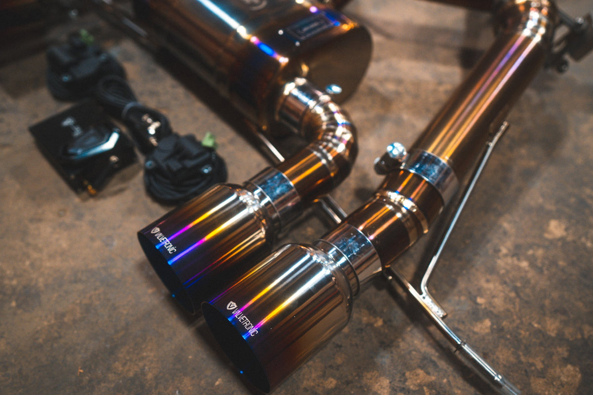 Valvetronic Designs - Valvetronic Designs 4.0 Inch Outlet Exhaust Tips (Exclusive) - VTD.TIP.SLVE.25.40.RC, VTD.TIP.SLVE.30.40.RC, VTD.TIP.SW.25.40.TIBRT, VTD.TIP.SW.30.40.TIBRT