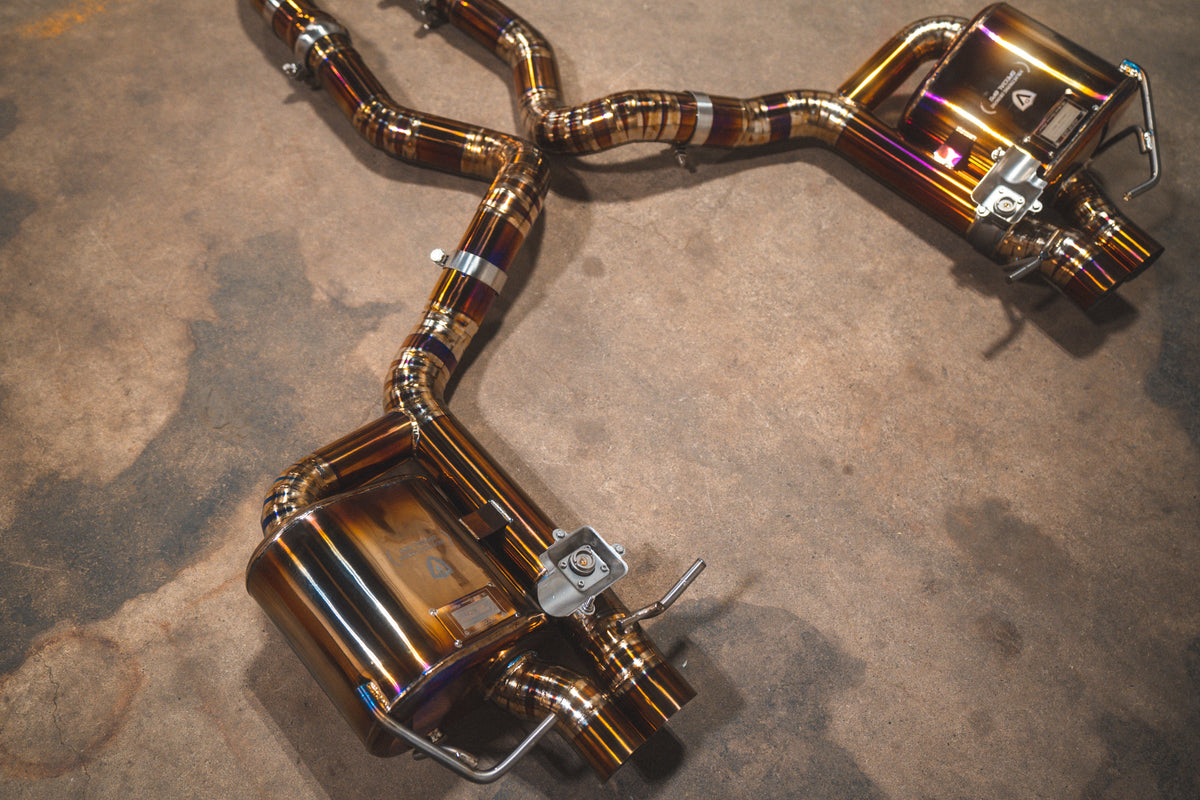 Valvetronic Designs - Mercedes W205 C63 / C63s Valved Sport Exhaust System - MER.W205.C63.VSES.TI