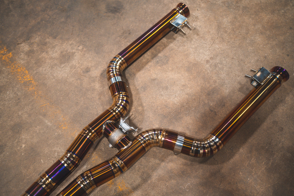 Valvetronic Designs - Mercedes W205 C63 / C63s Valved Sport Exhaust System - MER.W205.C63.VSES.TI