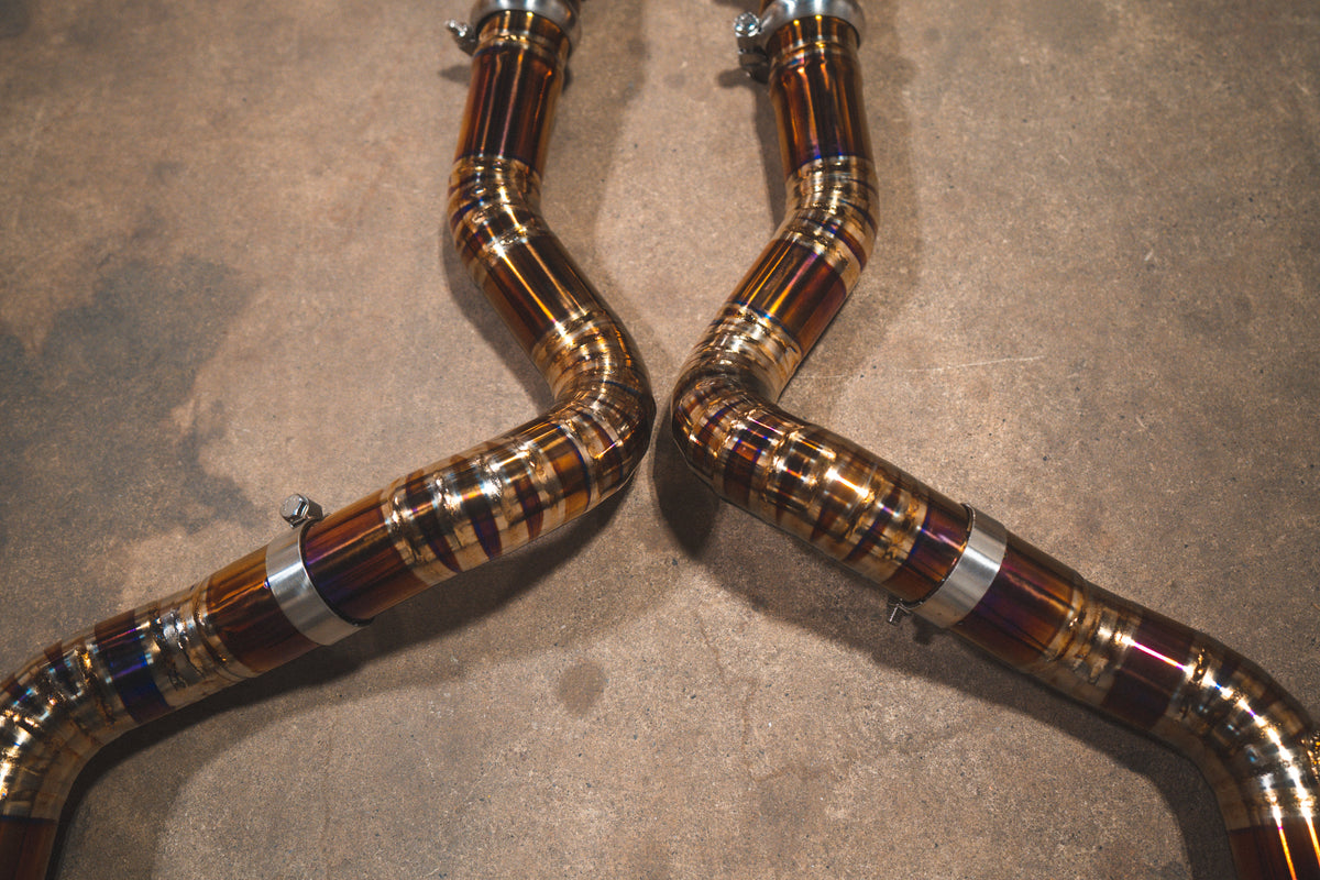 Valvetronic Designs - Mercedes W205 C63 / C63s Valved Sport Exhaust System - MER.W205.C63.VSES.TI