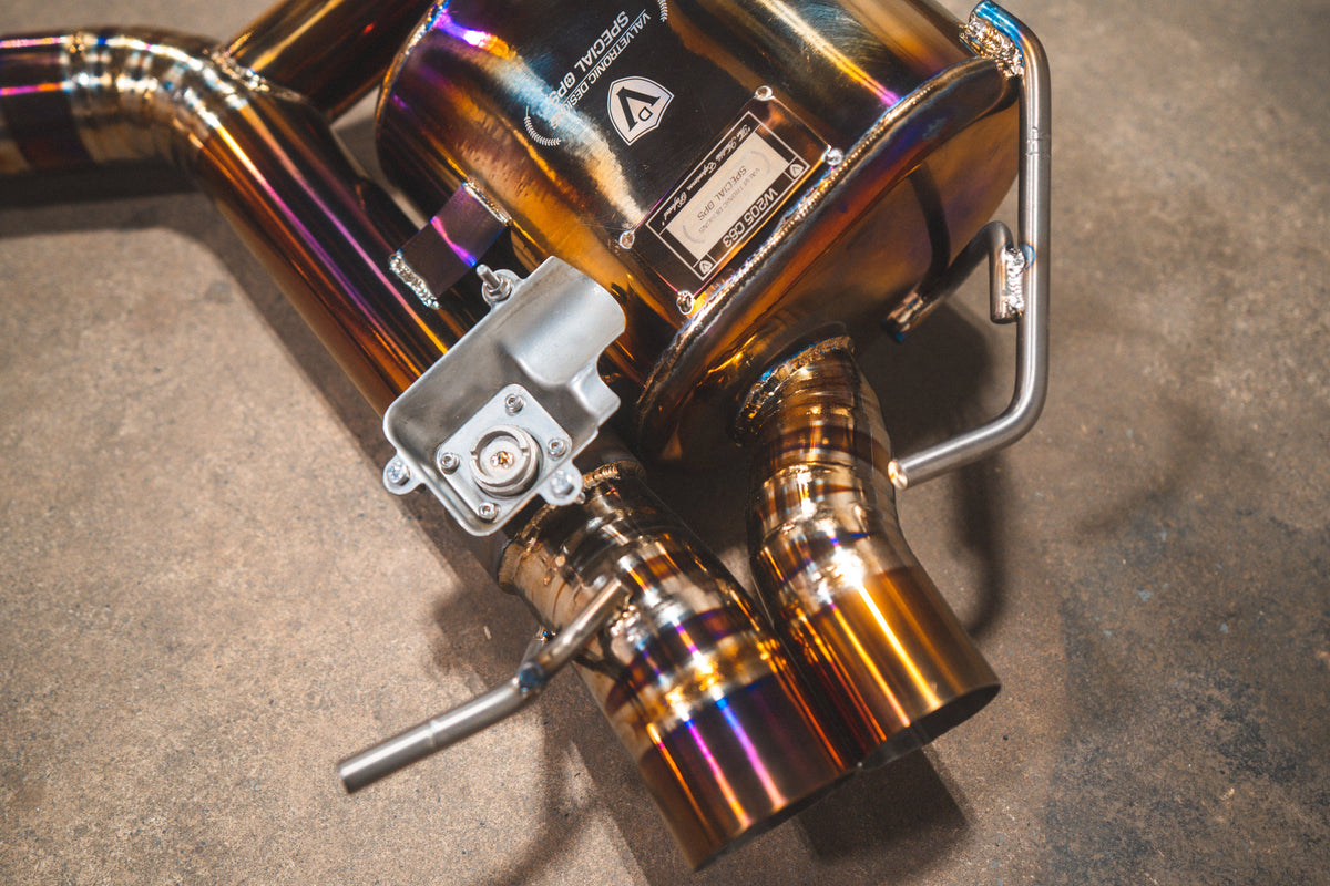 Valvetronic Designs - Mercedes W205 C63 / C63s Valved Sport Exhaust System - MER.W205.C63.VSES.TI