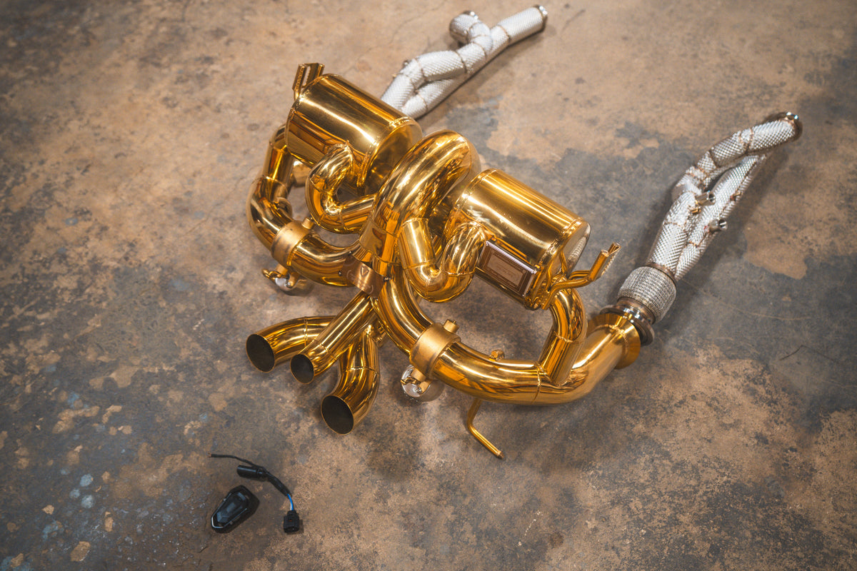 Valvetronic Designs - Lamborghini Aventador LP700 / S / SV Valved Sport Exhaust System - LAM.LP700.VSES.AG, LAM.LP700.VSES.TI, LAM.LP740.VSES.AG