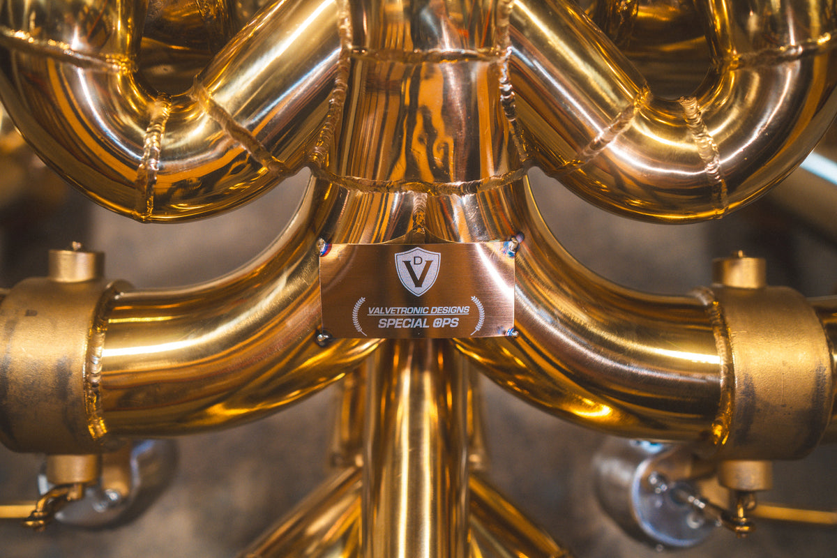 Valvetronic Designs - Lamborghini Aventador LP700 / S / SV Valved Sport Exhaust System - LAM.LP700.VSES.AG, LAM.LP700.VSES.TI, LAM.LP740.VSES.AG