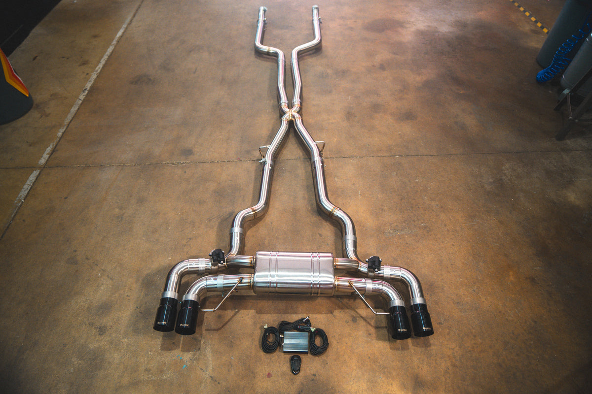 Valvetronic Designs - BMW G30 M550I Valved - BMW.G30.M550i.VSES.BR.BRSH, BMW.G30.M550i.VSES.BR.BRT, BMW.G30.M550i.VSES.BR.BLK, BMW.G30.M550i.VSES.BR.FC, BMW.G30.M550i.VSES.BR.RC, BMW.G30.M550i.VSES.TI.BRSH, BMW.G30.M550i.VSES.TI.BRT, BMW.G30.M550i.VSES.TI