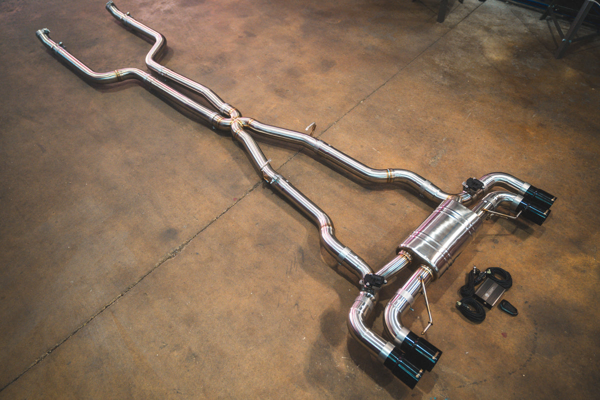 Valvetronic Designs - BMW G30 M550I Valved - BMW.G30.M550i.VSES.BR.BRSH, BMW.G30.M550i.VSES.BR.BRT, BMW.G30.M550i.VSES.BR.BLK, BMW.G30.M550i.VSES.BR.FC, BMW.G30.M550i.VSES.BR.RC, BMW.G30.M550i.VSES.TI.BRSH, BMW.G30.M550i.VSES.TI.BRT, BMW.G30.M550i.VSES.TI