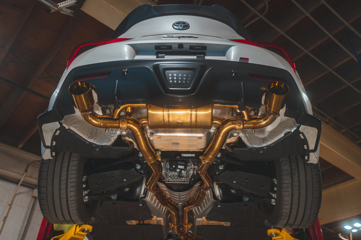 Valvetronic Designs - Toyota Supra A90 / A91 Valved Sport Exhaust System - TOY.A90.VSES.BR, TOY.A90.VSES.AG, TOY.A90.VSES.TI