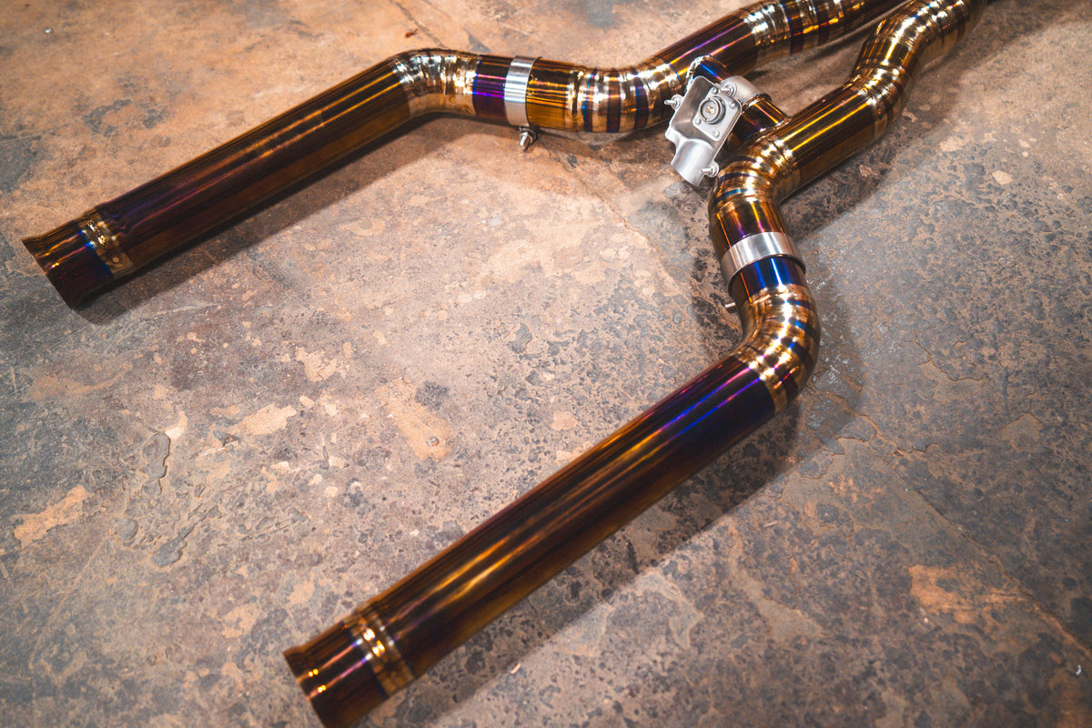 Valvetronic Designs - Mercedes AMG GLC 63 / S Valved Sport Exhaust system - MER.AMG.GLC63.VSES.TI