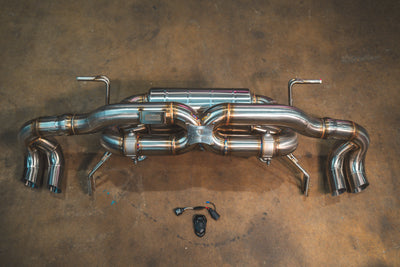 Valvetronic Designs - Lamborghini Gallardo LP Valved Sport Exhaust System - LAM.LP570.VSES.BR