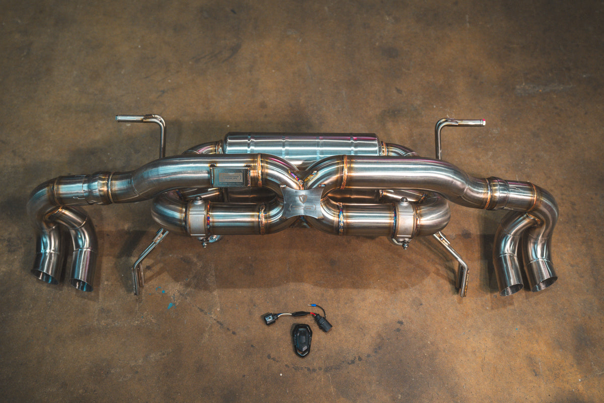 Valvetronic Designs - Lamborghini Gallardo LP Valved Sport Exhaust System - LAM.LP570.VSES.BR