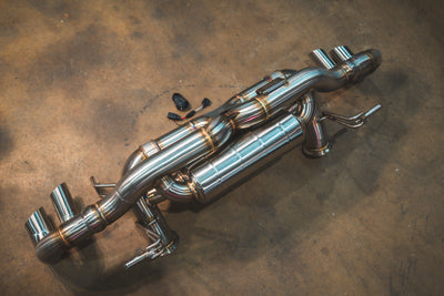 Valvetronic Designs - Lamborghini Gallardo LP Valved Sport Exhaust System - LAM.LP570.VSES.BR