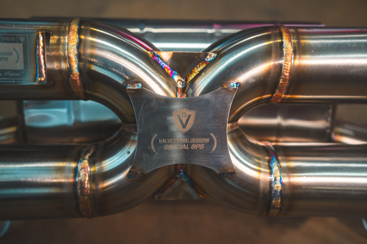 Valvetronic Designs - Lamborghini Gallardo LP Valved Sport Exhaust System - LAM.LP570.VSES.BR