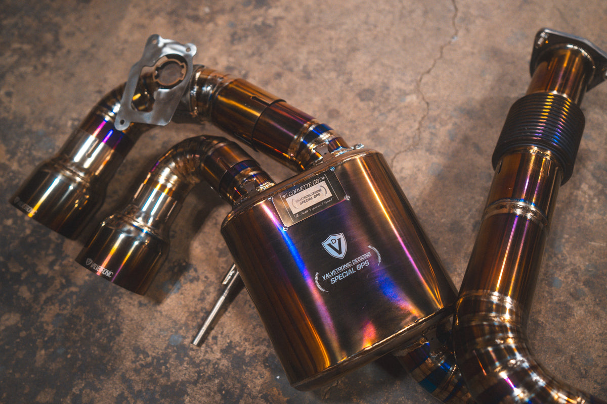 Valvetronic Designs - Chevrolet Corvette C8 Valved Sport Exhaust System - CHEV.C8.VSES.TI