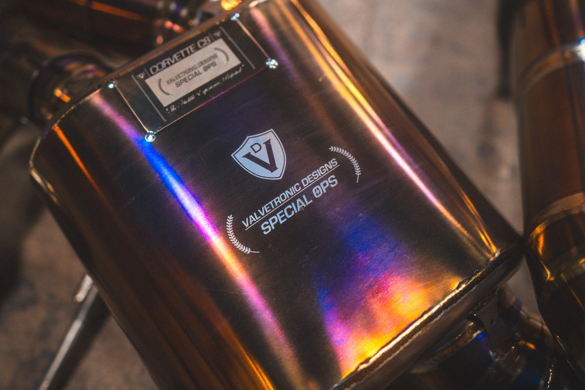 Valvetronic Designs - Chevrolet Corvette C8 Valved Sport Exhaust System - CHEV.C8.VSES.TI