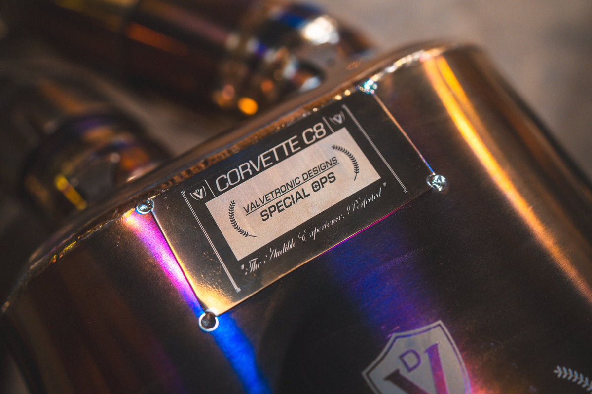 Valvetronic Designs - Chevrolet Corvette C8 Valved Sport Exhaust System - CHEV.C8.VSES.TI